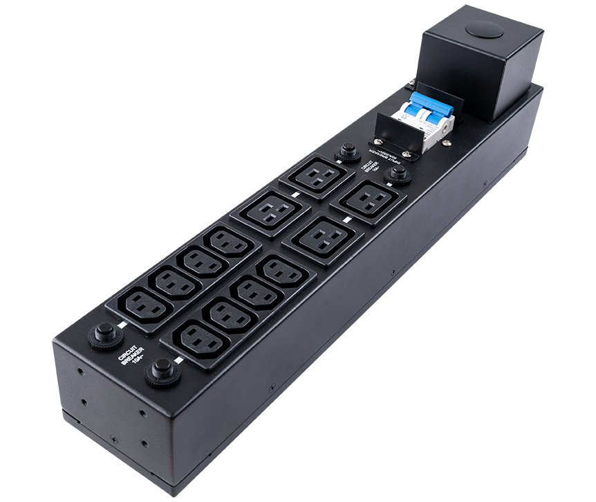 Basic PDU - HW40A, 8x IEC C13 10A / 4x IEC C19 16A