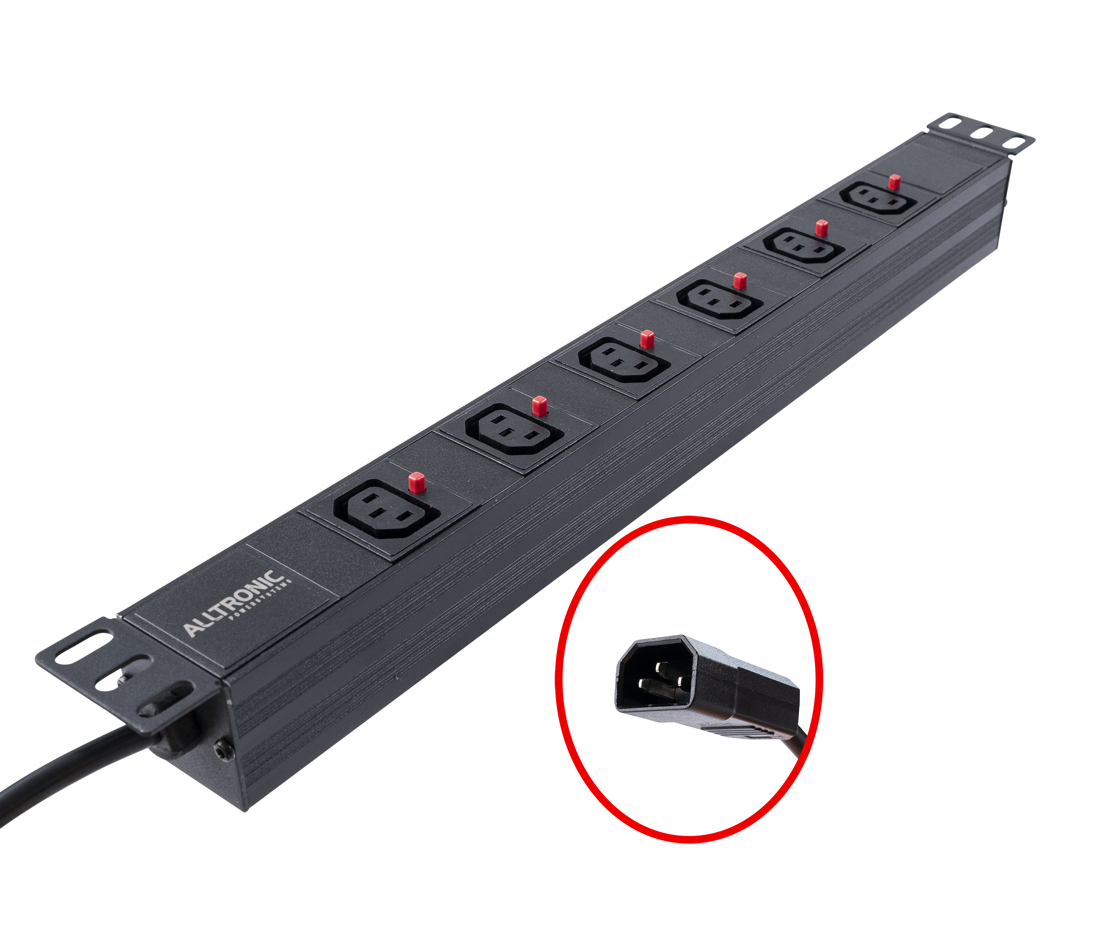 Basic PDU - IEC C14 10A, 6-fach IEC C13 10A - save
