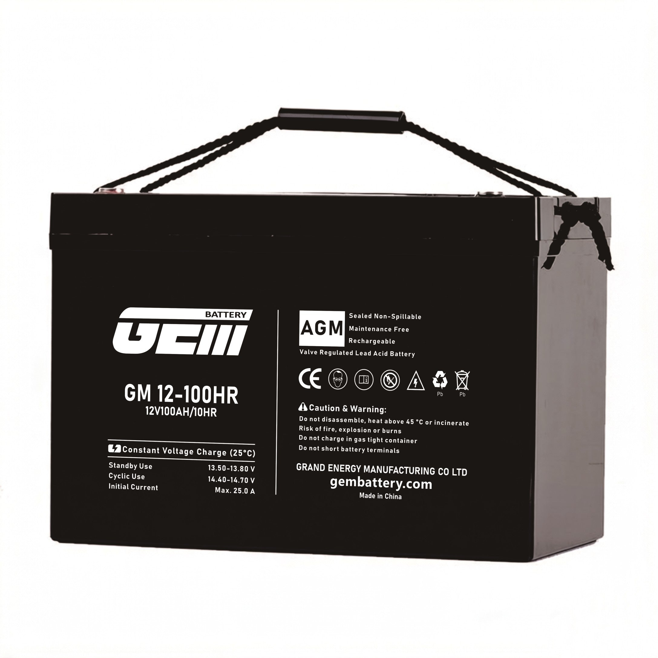 GM 12-100 / 12V - 100 Ah