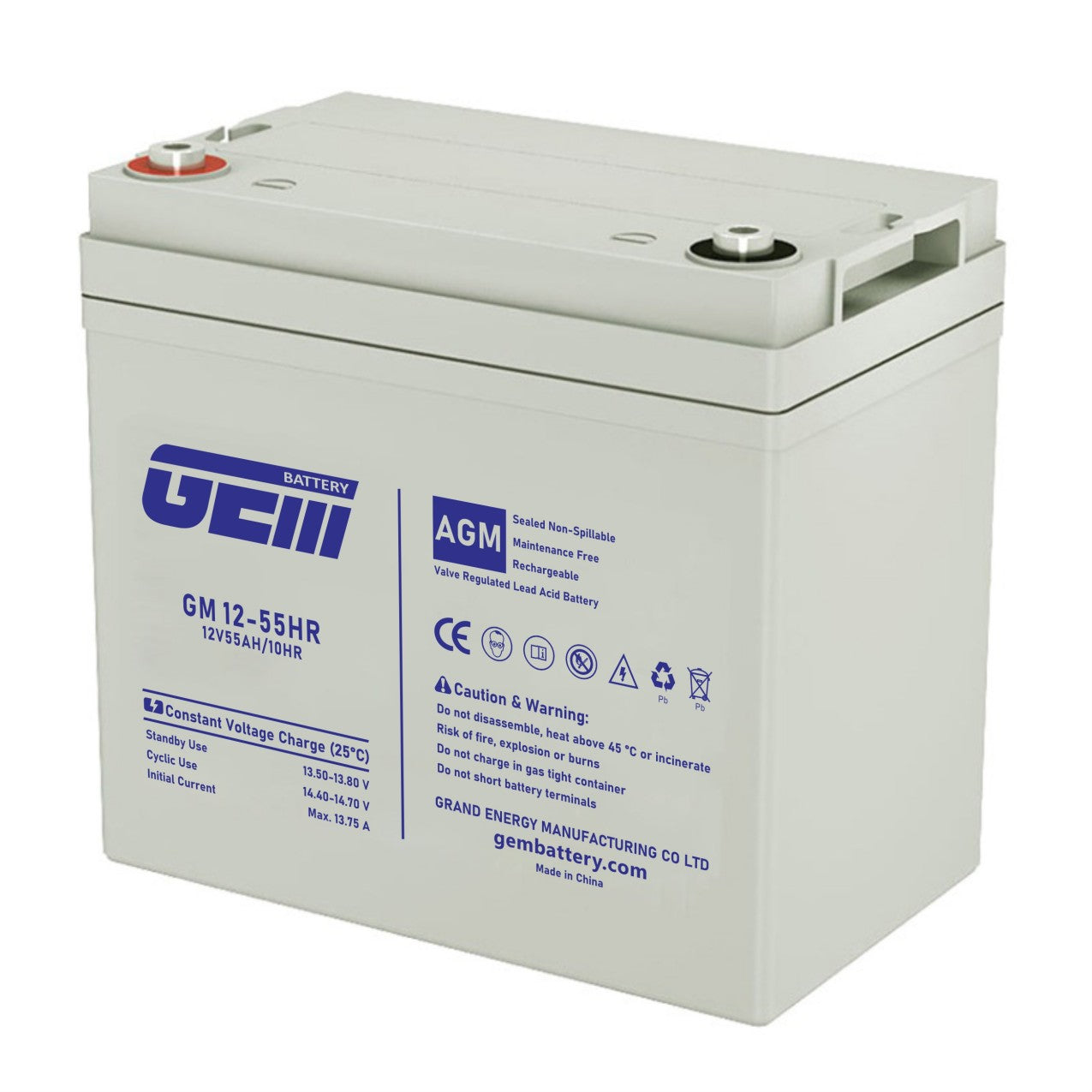 GM 12-55HR / 12V - 55 Ah