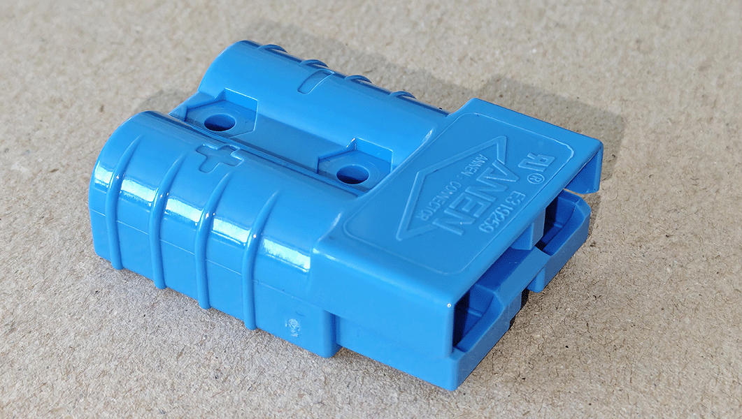 Batteriestecker Anderson - blau - SA50 / 10 mm² / ohne Kabel