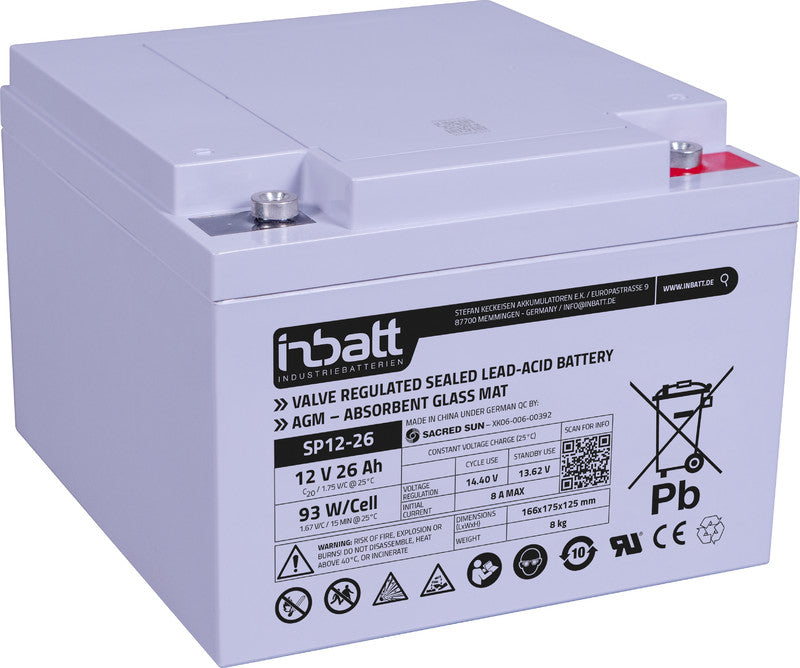 SP 12-026 / 12V - 26 Ah