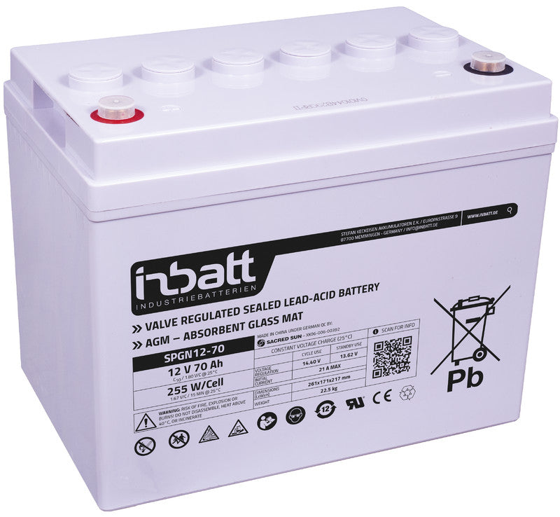 SPGN 12-070 / 12V - 70 Ah