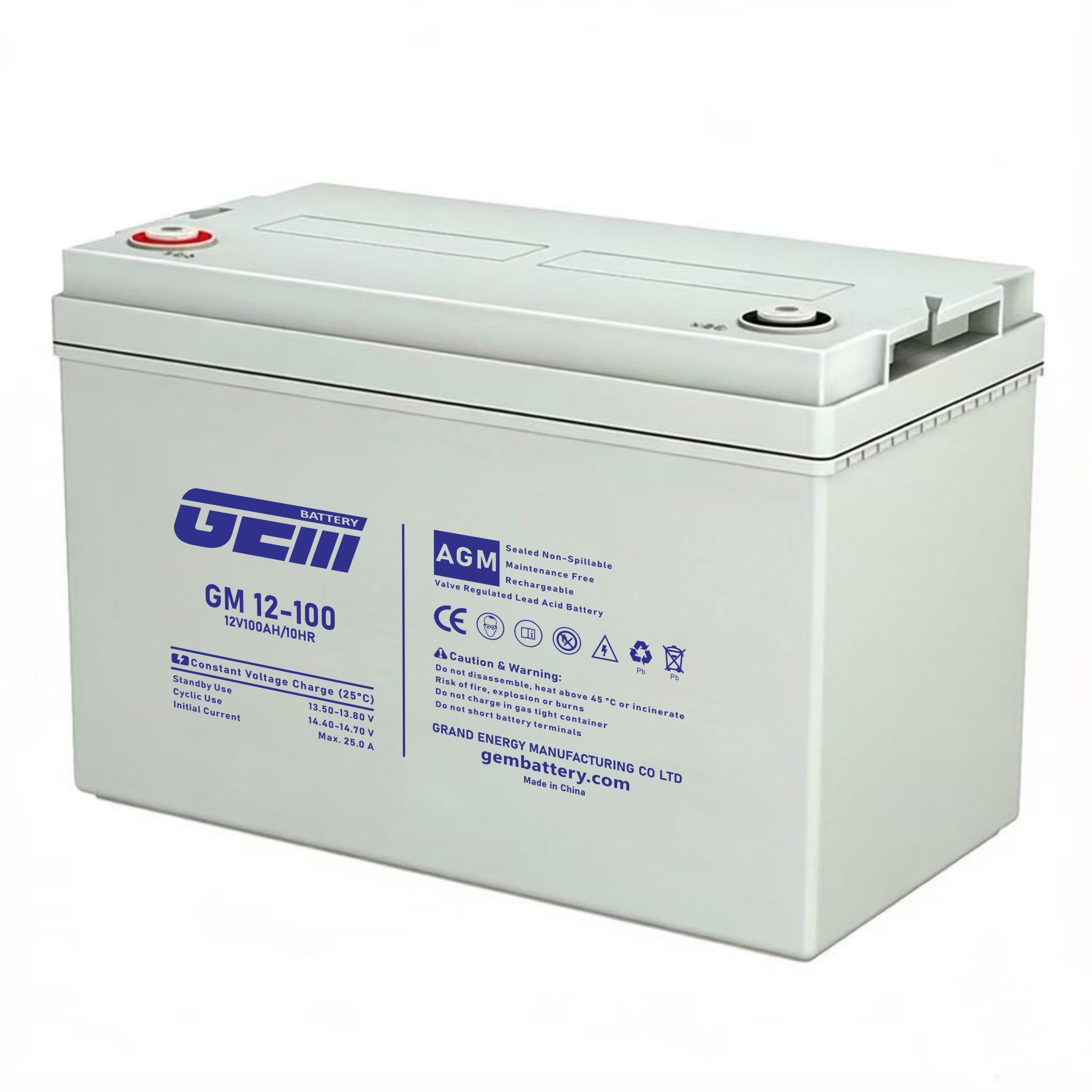 GM 12-100 / 12V - 100 Ah