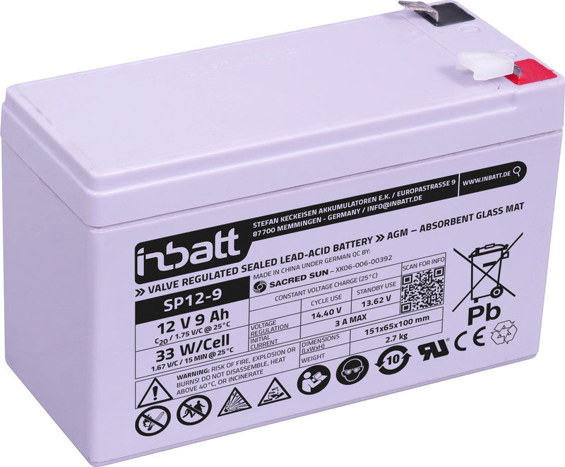 SP 12-009 / 12V - 9 Ah