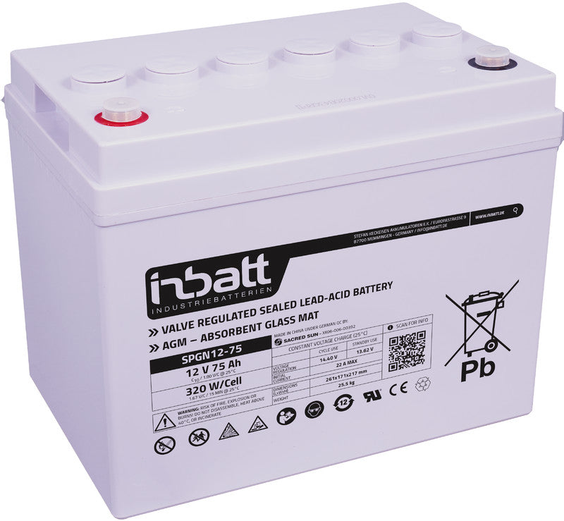 SPGN 12-075 / 12V - 75 Ah